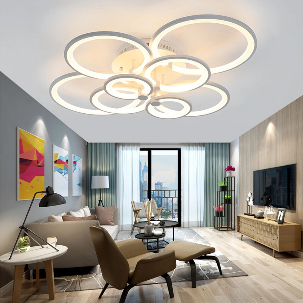 New Design Home Lighting Dimmable Led Living Room Bedroom Modern Decorative Fixtures Ceiling Light
