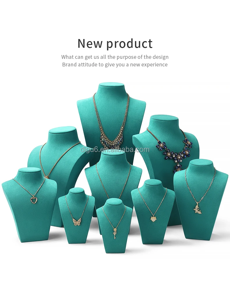 Digu New Arrival 2023 Luxurious Velvet Multilayer Jewelry Display
