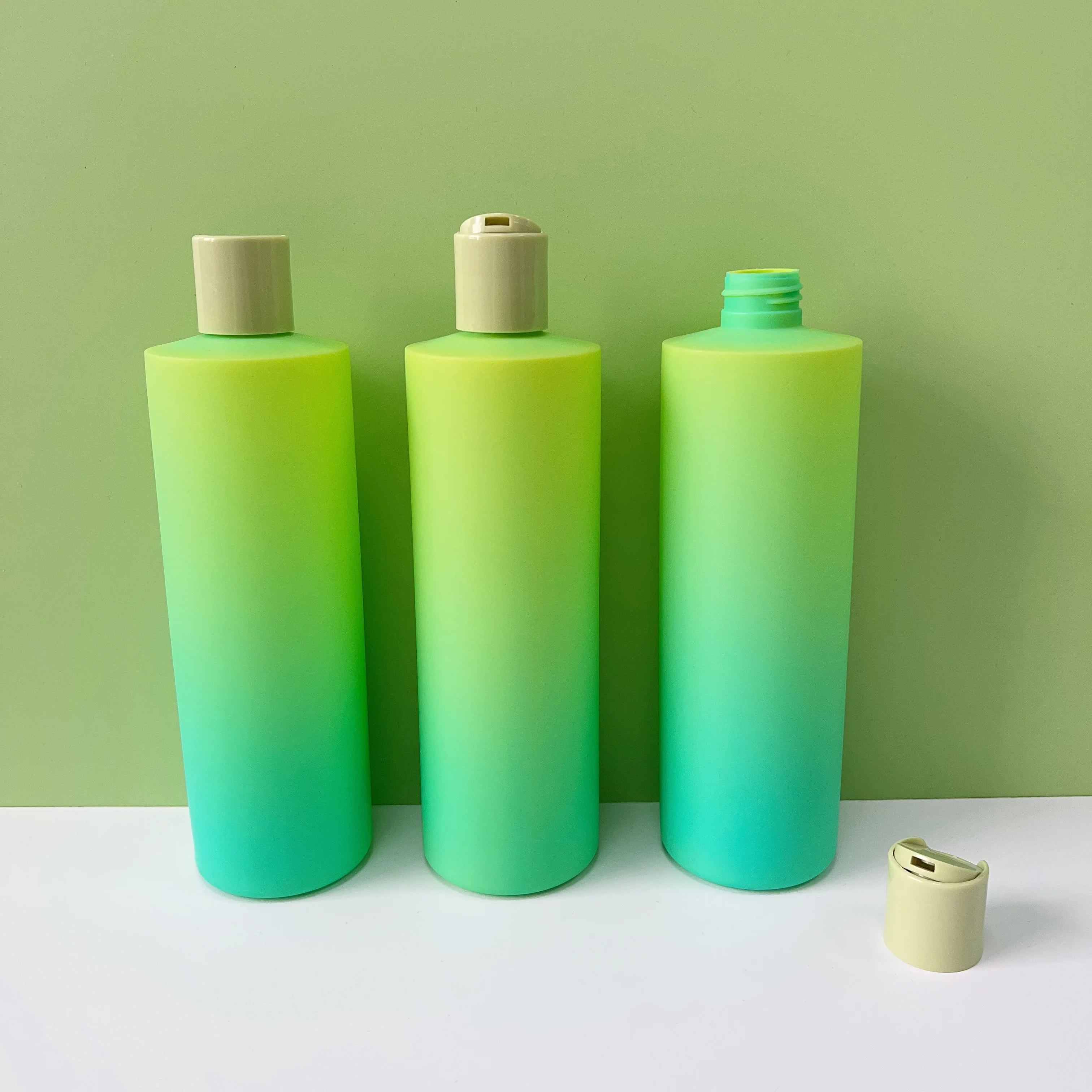 Deluxe HDPE 415ML High Material Color Bright and Colorful for Body Serum Shampoo Hair Skin Care Sho Plastic Body Wash Bottle