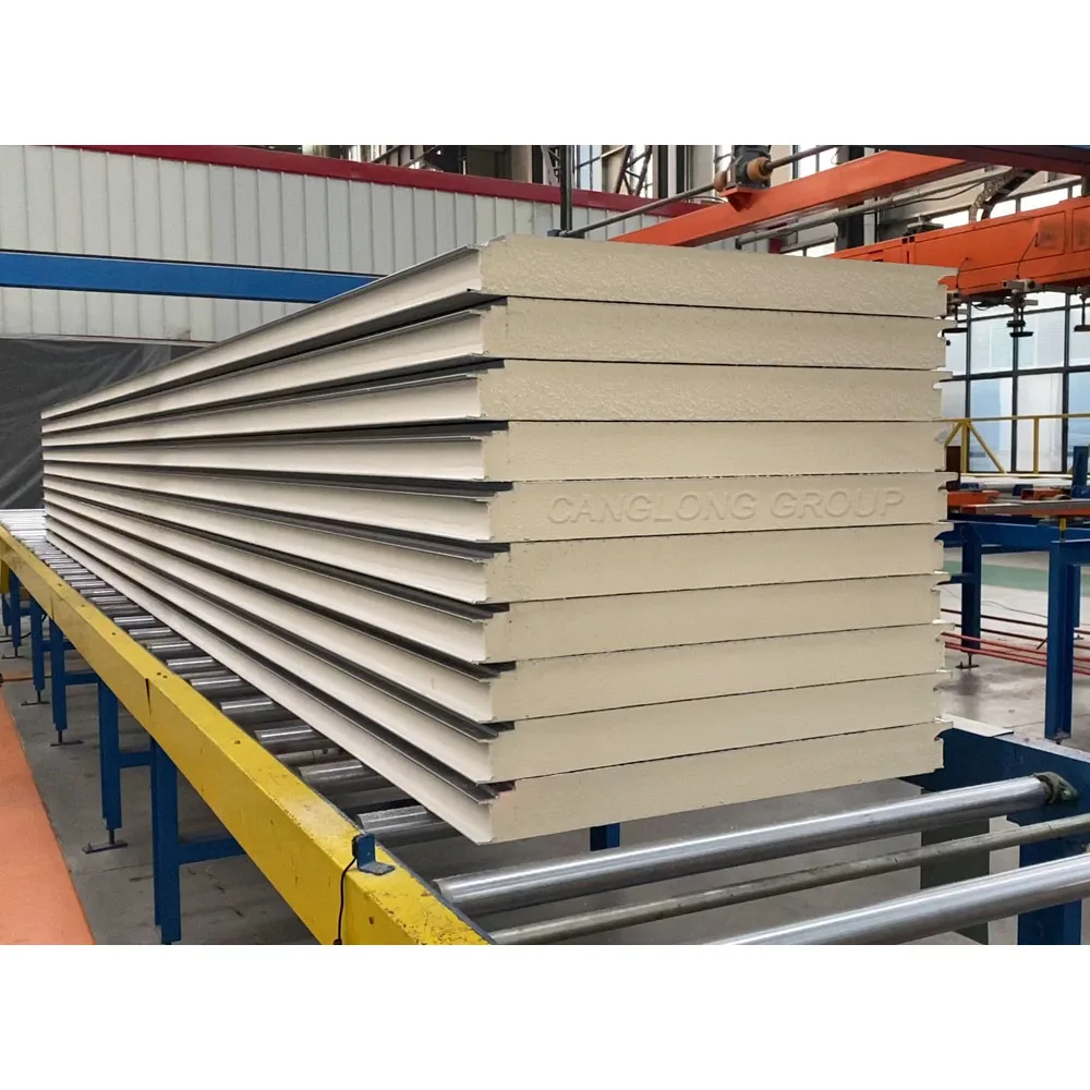 Aluminium Polyurethane Sandwich Panel Insulation Cold Room Panel PIR Wall Panel Cladding Building Materials