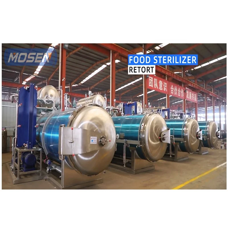 Industrial Steam Food Sterilizer Retort Machine for Sardines Tuna Canning Plant