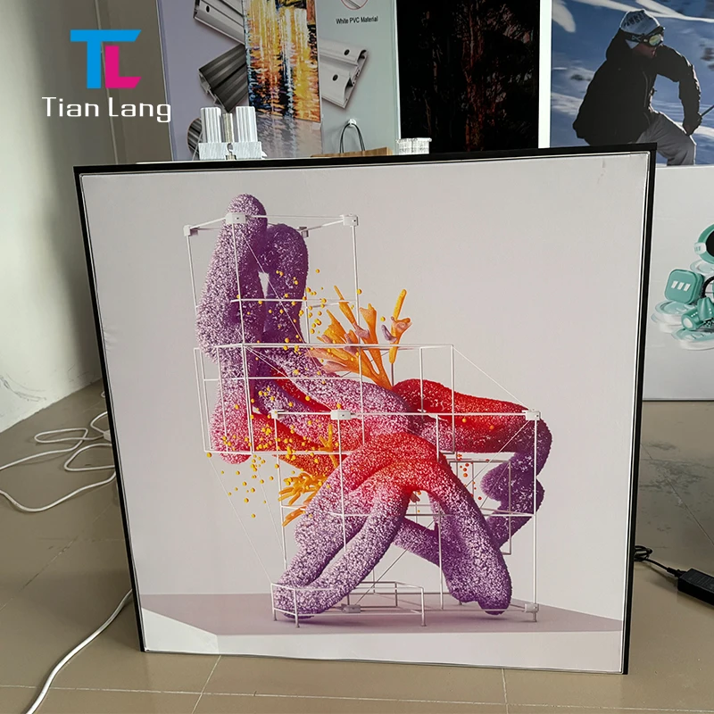 Portable Especial Bolsera SEG Caixa de Llum Armari 2 capes Estanteria Mostra Exposició Taulell Receptió