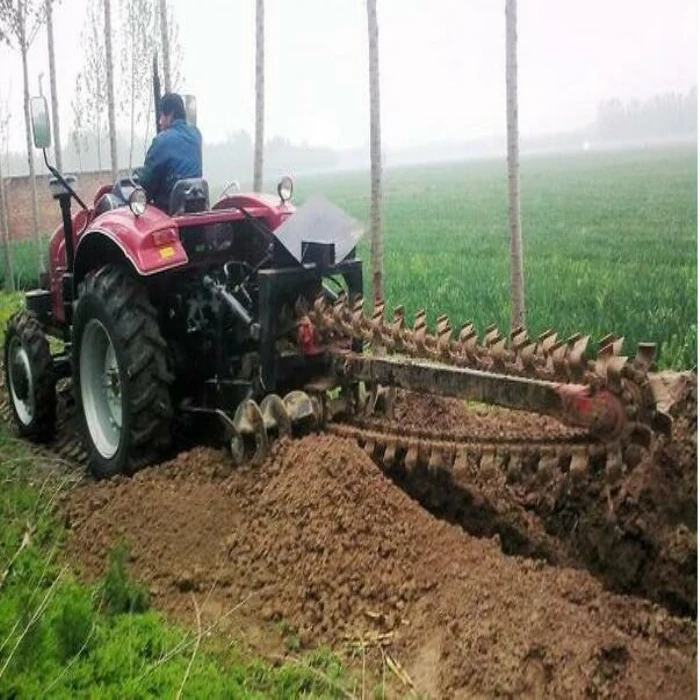 High Quality Pto Ditch Machine Tractor Trencher with CE for Sale