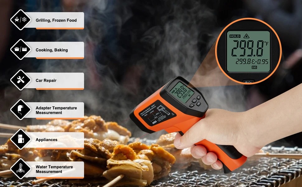  INKBIRDPLUS Temperature Gun Infrared Thermometer for