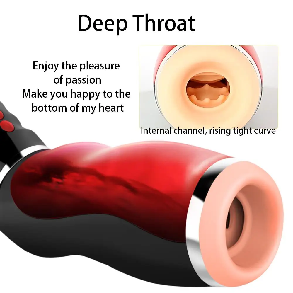 Tremor Suction Clip One-click Burst Airplane Cup Clip Sucking Automatic Vibration Heating Male Masturbation Device Sex Toys