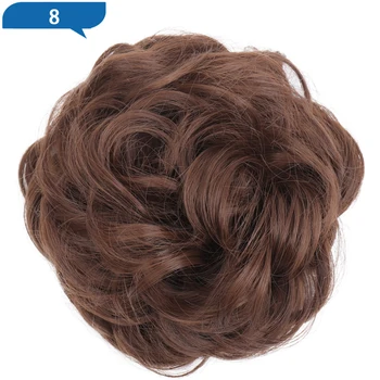 Wisdom Multiple Colors Chignon Buns Synthetic Wigs Chemical Fiber Hair Chignon Buns Hair Accessories Curly Hair