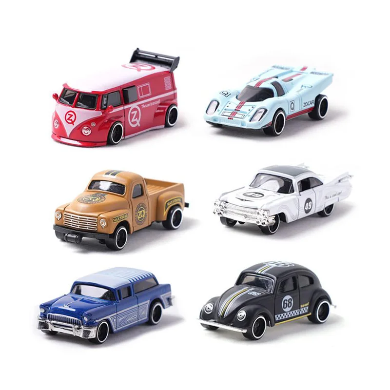 クラシックカー ダイキャストモデルカー 1/64 合金製ミニカー おもちゃ