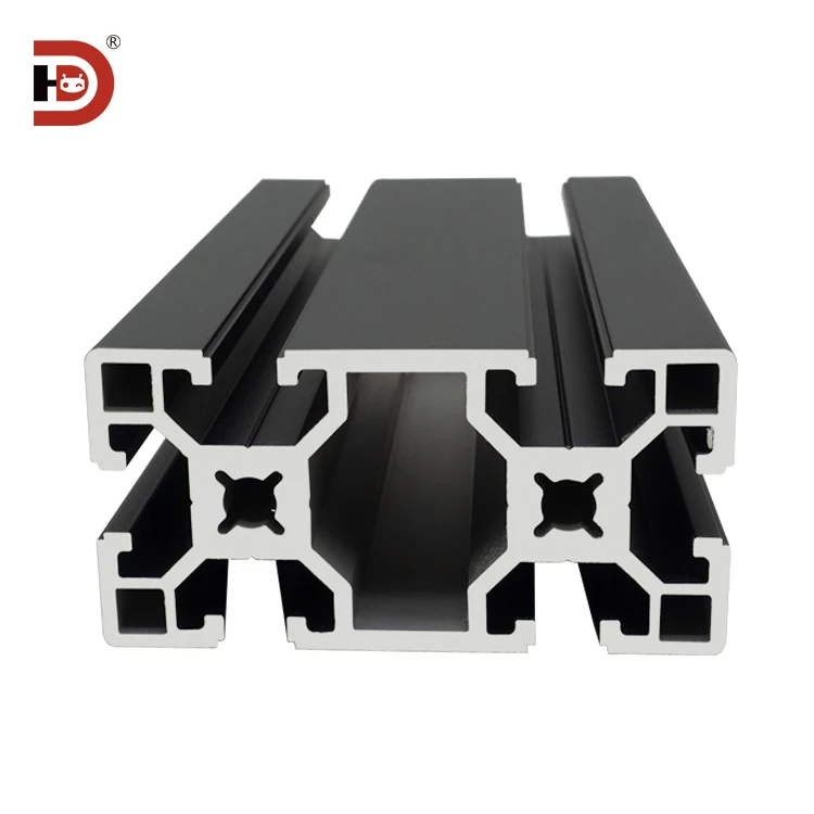 product 4080 black industrial extruded aluminum profile 4080 black assembly line aluminum alloy profile-6