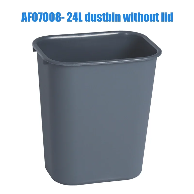 Discount 24l Plastic Waste Bins Indoor Trash Can Waste Bin Commerical