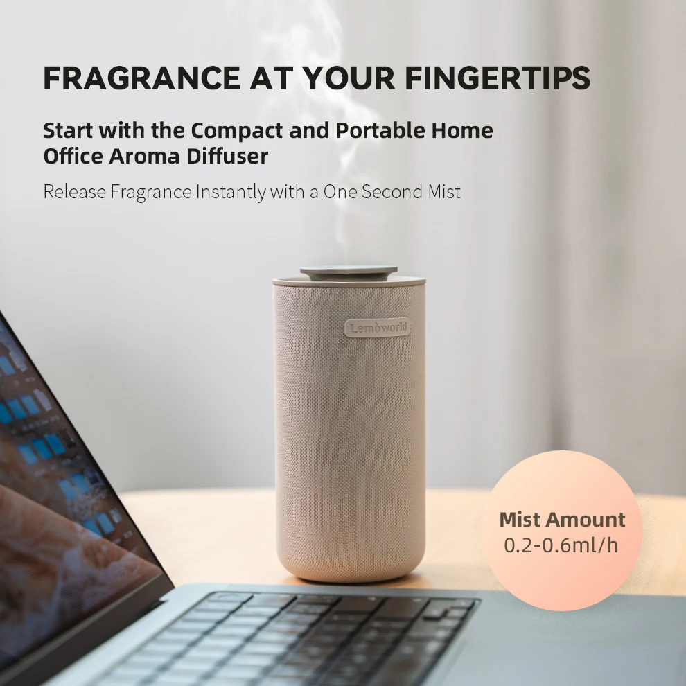 2024 Ama-zon Hot Sell White LED Light Eco Friendly 2000 MAh USB Timer Fragrance Oil Air Humidifier Air Freshener Car Diffuser