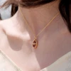 Gold N981 red agate