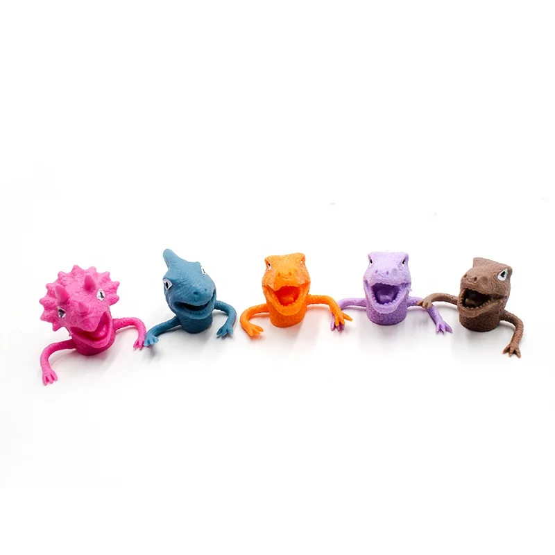 Пальчиковая кукла TPR динозавр пальчиковая игрушка животное