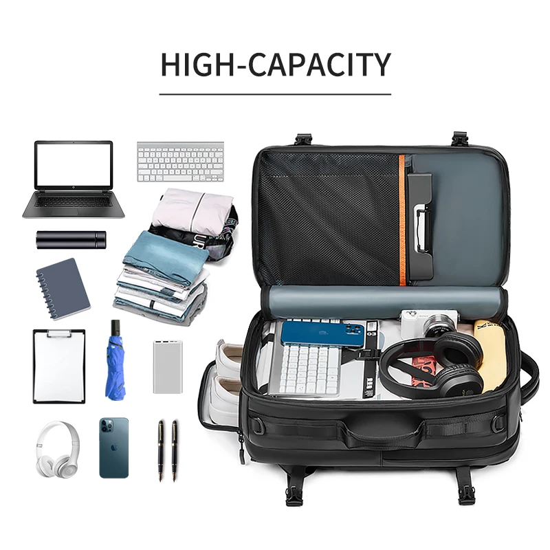 Outdoor Waterproof Bag With Shoe Compartment &Wet and Dry Case