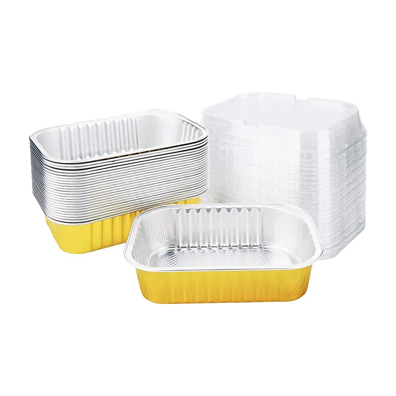 C345 Crease Free Eco Friendly Foil Pan Wrinkle Proof Baking Pan Recyclable Foil Pan for Sustainable Catering