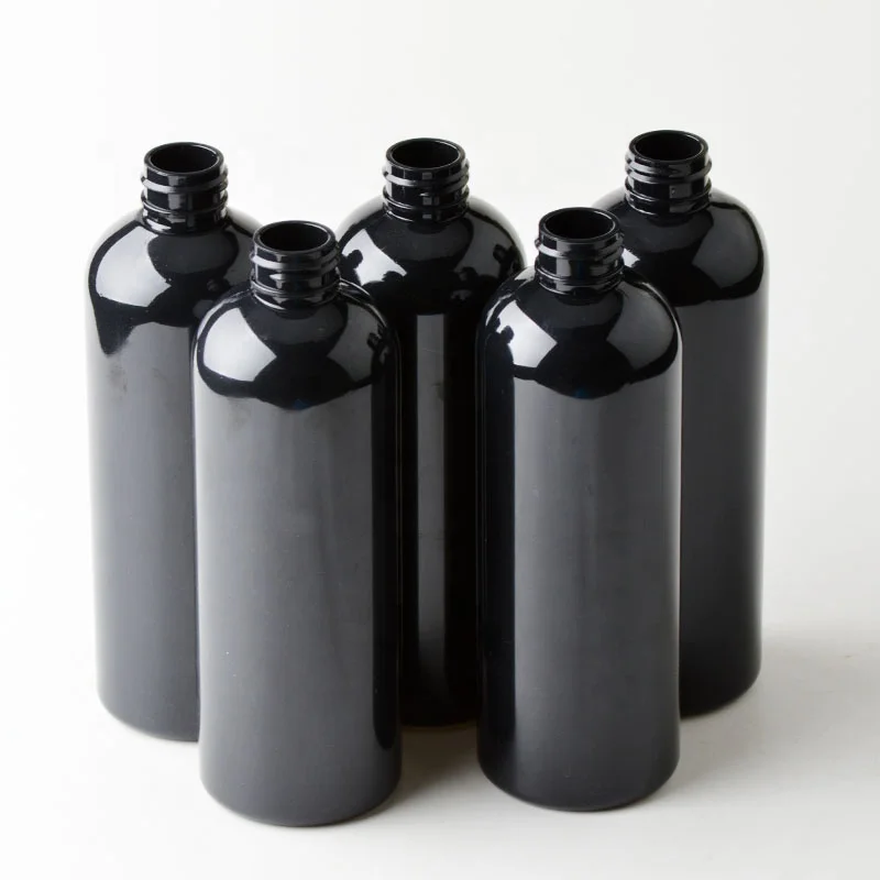 Empty Lotion Pump Bottles Bamboo Soap Dispenser Pump 300 ml Shampoo Bottle Black Plastic 300ml Pet Bottle