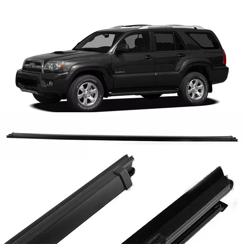 Compatible With 4Runner 2003 2004 2005 2006 2007 2008 2009 車外窓ウェザー ウェザーストリップ  68161-35060 に適合する 4ランナー 2003-2009 車用ウェザーストリップ ウィンドウシール ウ ウェザーストリップ 用 4ランナー  2010-2021 車用 外側ウィンドウ ウェザー ... 車の窓ガラスシールストリップ Compatible With For 4Runner 2003 2004 2005 2006 200