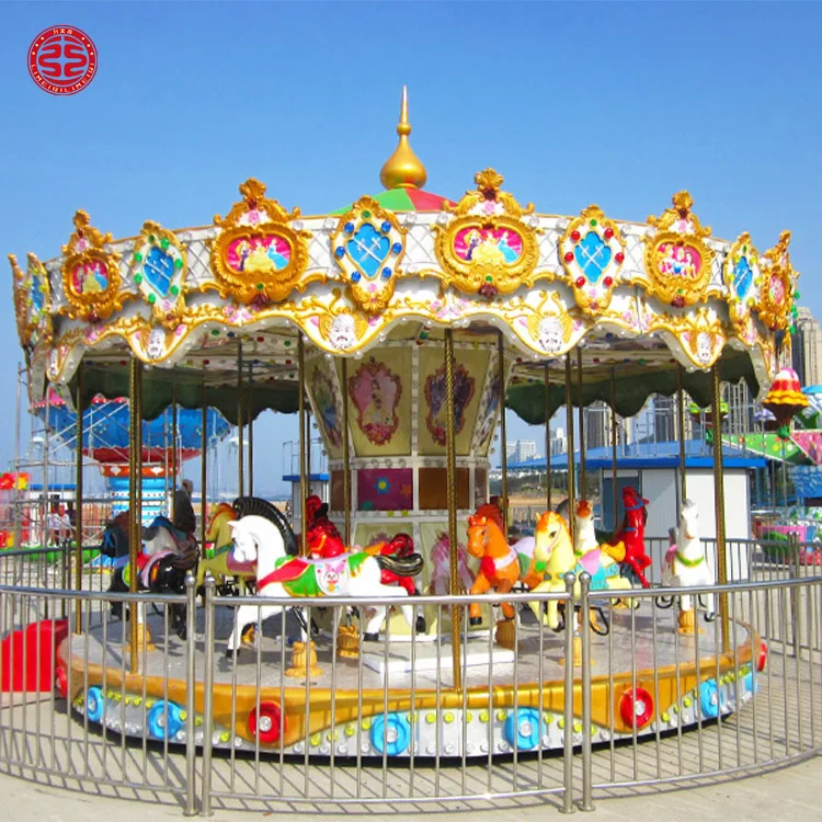 Booth Carnival Game LED Light Christmas Carousel