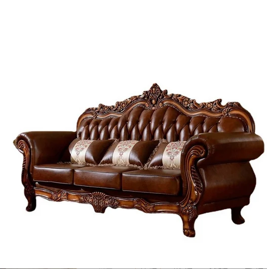 Modern Luxury European Sofa Set Furniture 13 Seat Sofa Royal Style Pu