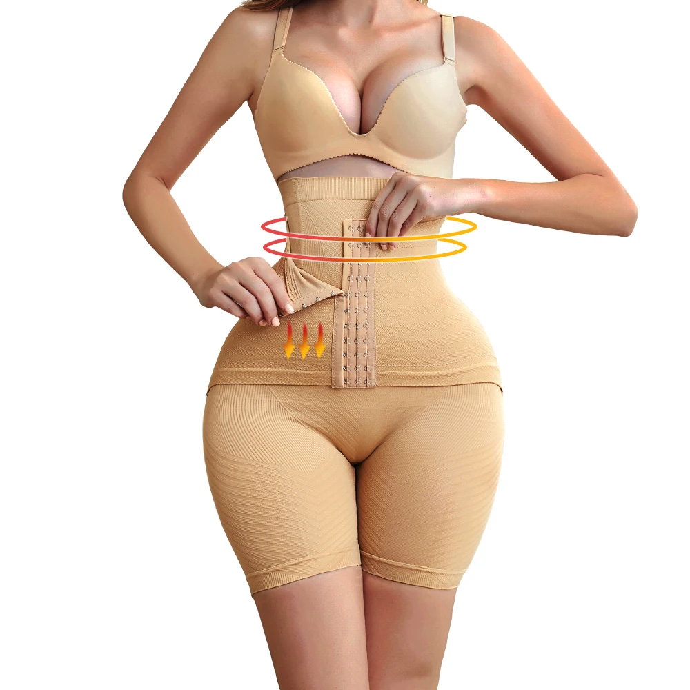 Professional Full Body Slimming Waist Trainer Tummy Control Butt Lifter Short Panty Women's Plus Size Corset Shaper Factory manufacture