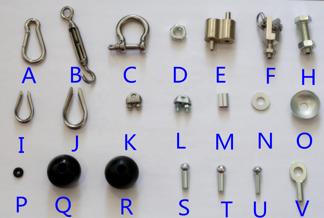 Пластиковый шарик для тренажерного зала, стальной трос, аксессуары для тренажерного зала, кабель