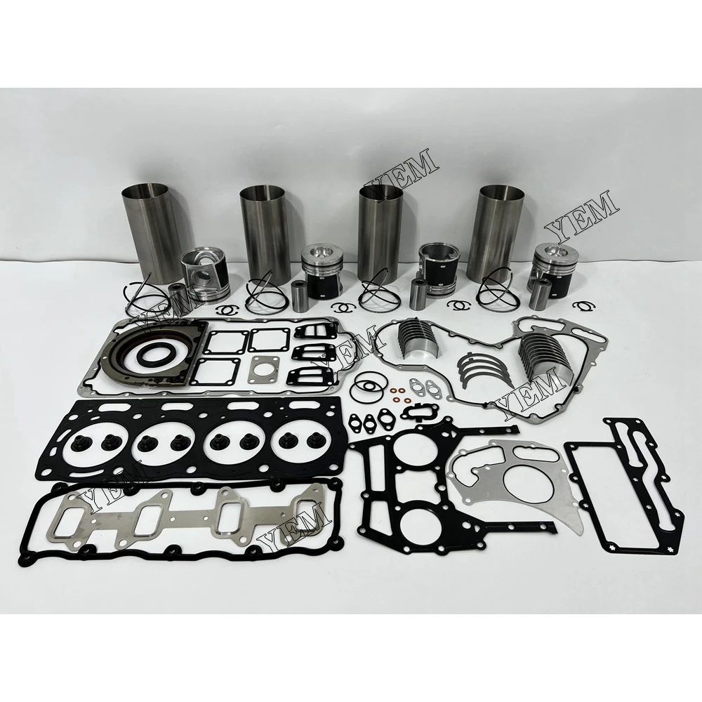 Engine Overhaul Kit With Cylinder Gasket Piston Ring Liner Engine Bearings Set For Caterpillar C4.4