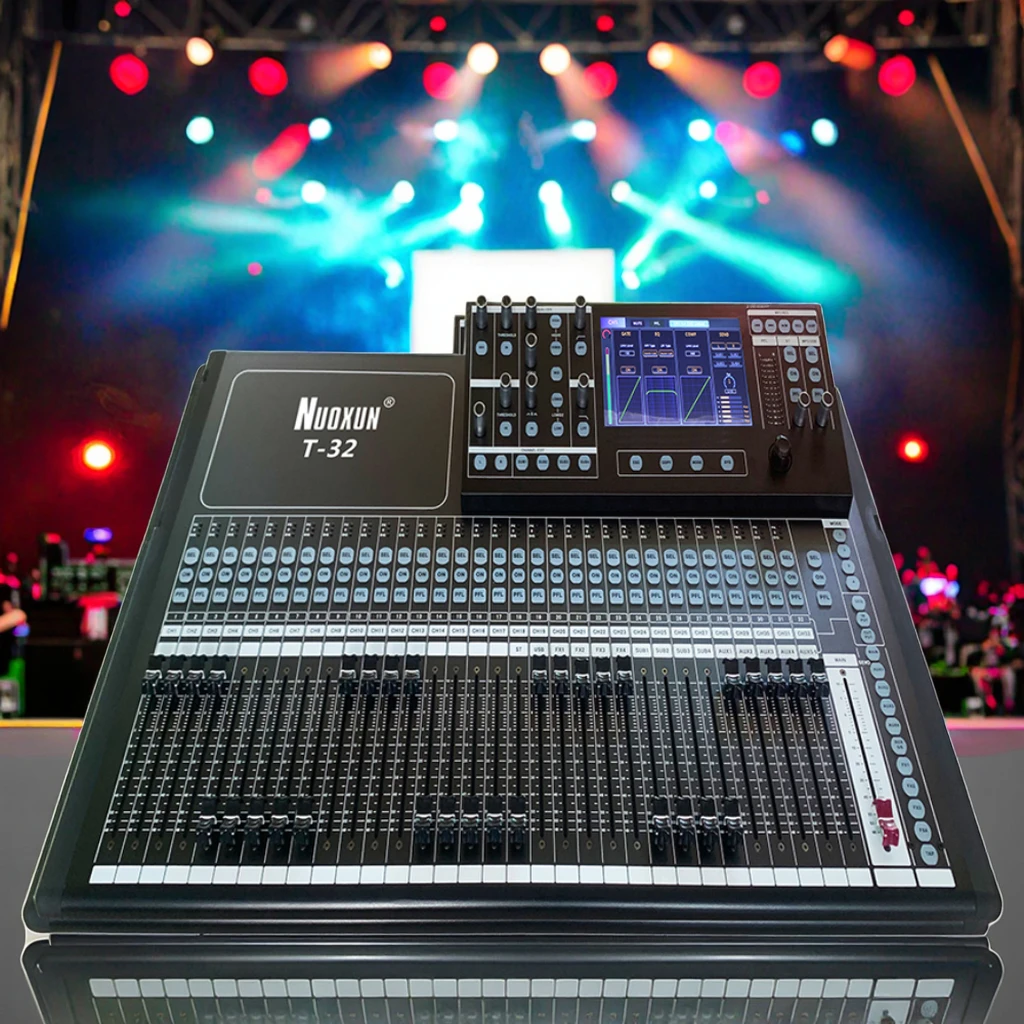 Professional Audio Digital Dj Console Mixer 32channels Digital Mixer Live Sound System