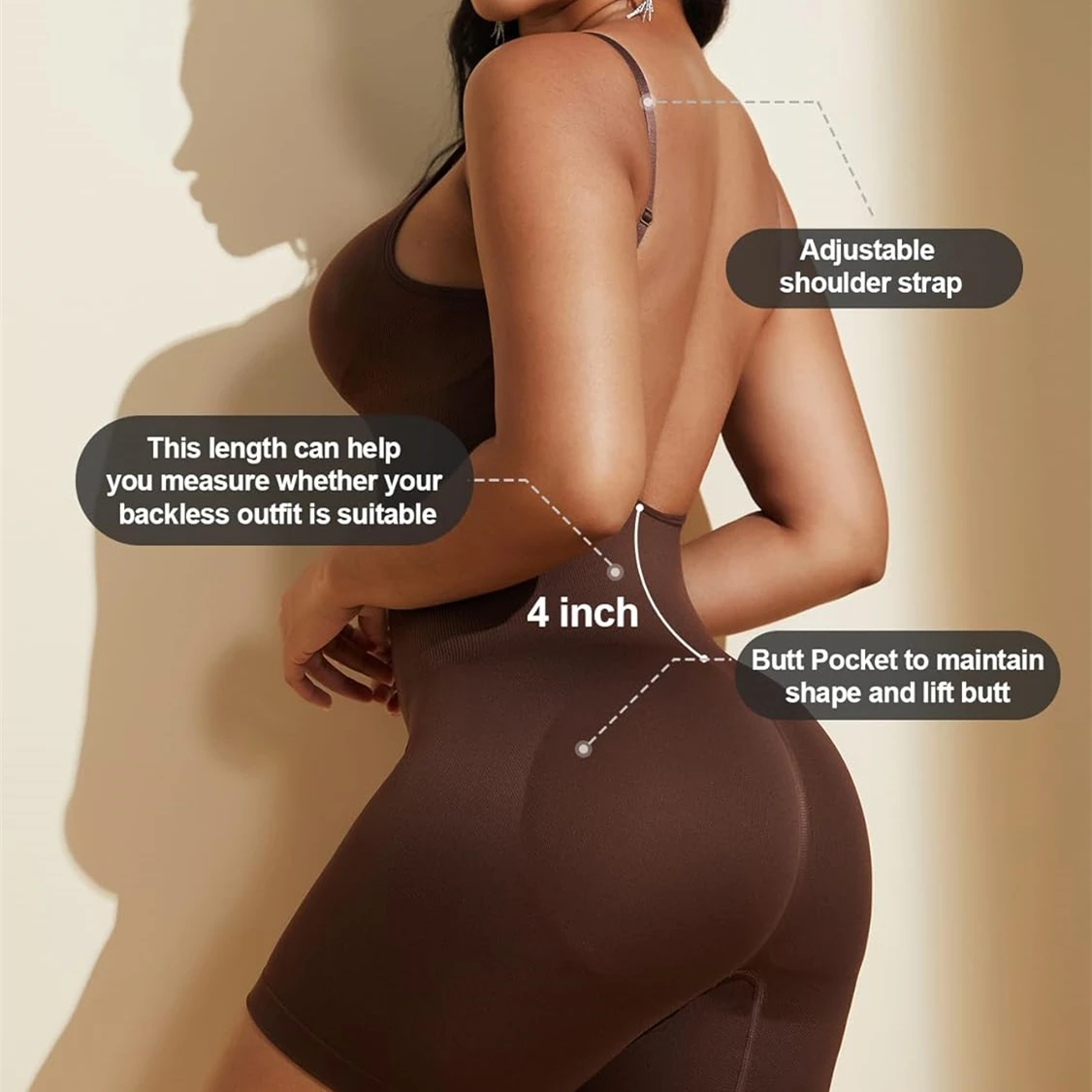 princess polly baby blue dress Seamless Full Body Tummy Control Shapewear for Dress Low-Back Hourglass Mid  Thigh Sculpting Bodysuit