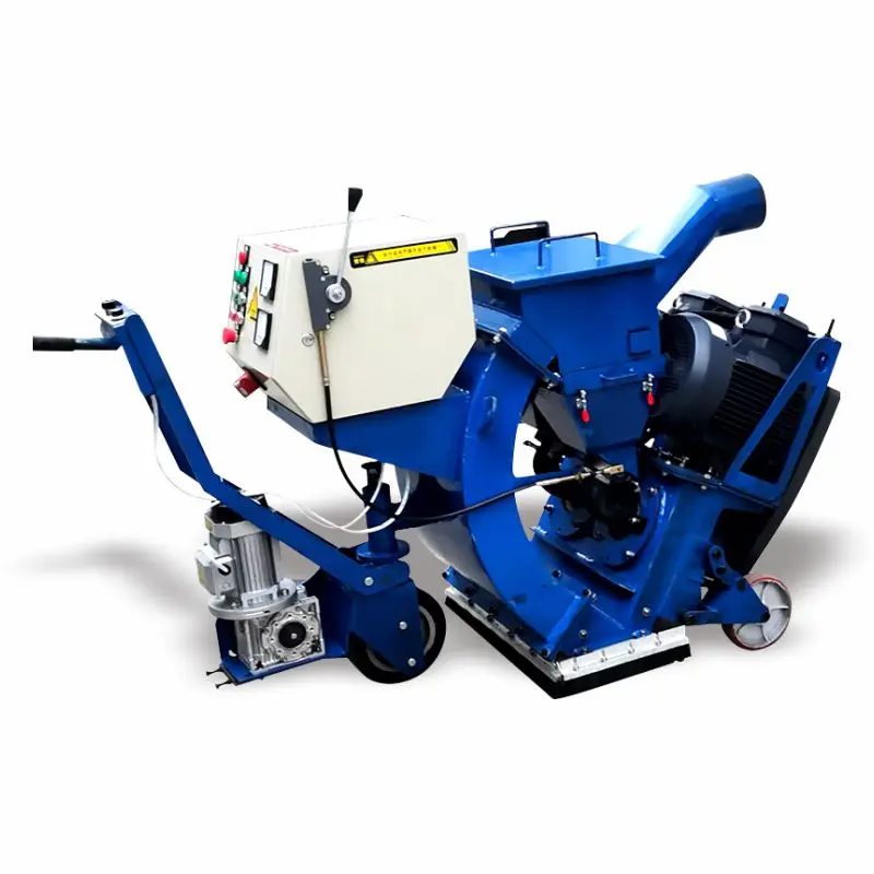 Factory Price Hand Pushed Automatic Concrete Surface Epoxy Floor Steel Plate Mobile Sand Polishing Road Shot Blasting Machine
