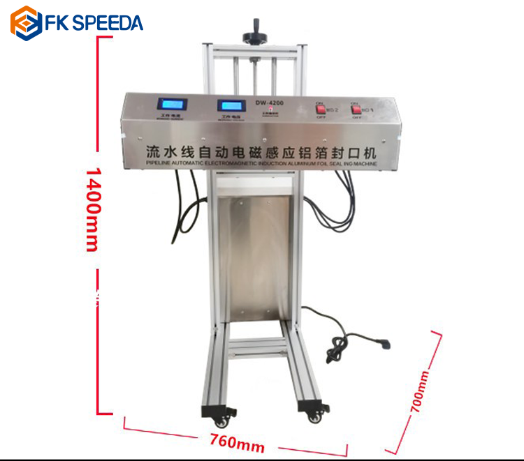 6000 Continuous Bottle Sealer/aluminum Foil Induction Sealing Machine