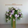 6# purple green flower ball
