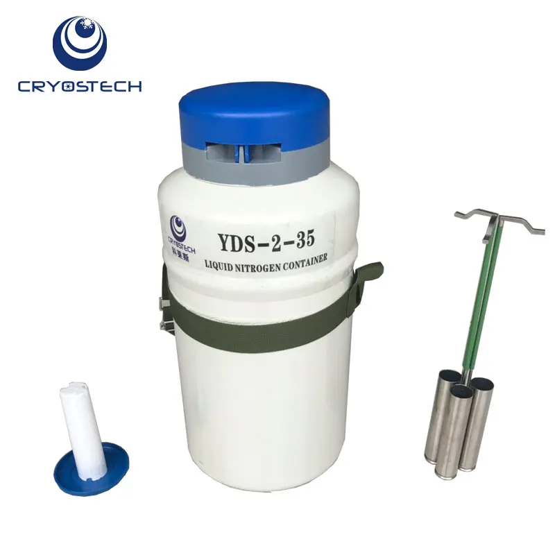 YDS-2 Cryocan контейнер для жидкого азота для хранения семян