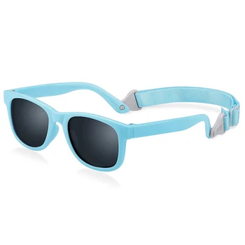 Hot Selling Unbreakable TPEE Safe Material Children's Sunglass Custom Designer Sun Glasses Kids Toddler Baby Kid Sunglasses