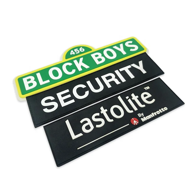 Custom Logo Soft PVC Patches 3D 3D Patch for Garments Minimum Order Custom Rubber Patches for Clothing