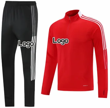 Best-Selling High Quality Low Price Factory Custom Half Zip Soft Comfortable Jogging Wear Sportswear Training Wear Two Sets