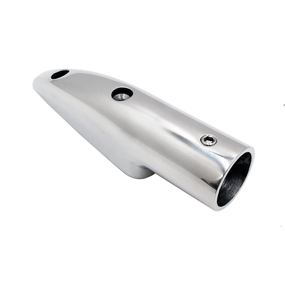 ACESSÓRIO PARA CORRIMÃO MARINHO SHENGHUI DE ALTA QUALIDADE EM AÇO INOXIDÁVEL 316, EXTREMIDADE DE TRILHO PARA TUBO COM DIÂMETRO EXTERNO DE 7/8