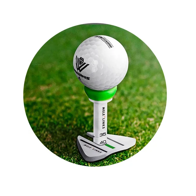 Melelinks Manufacturer High Quality printed white35-55mm Golf accessories golf tees