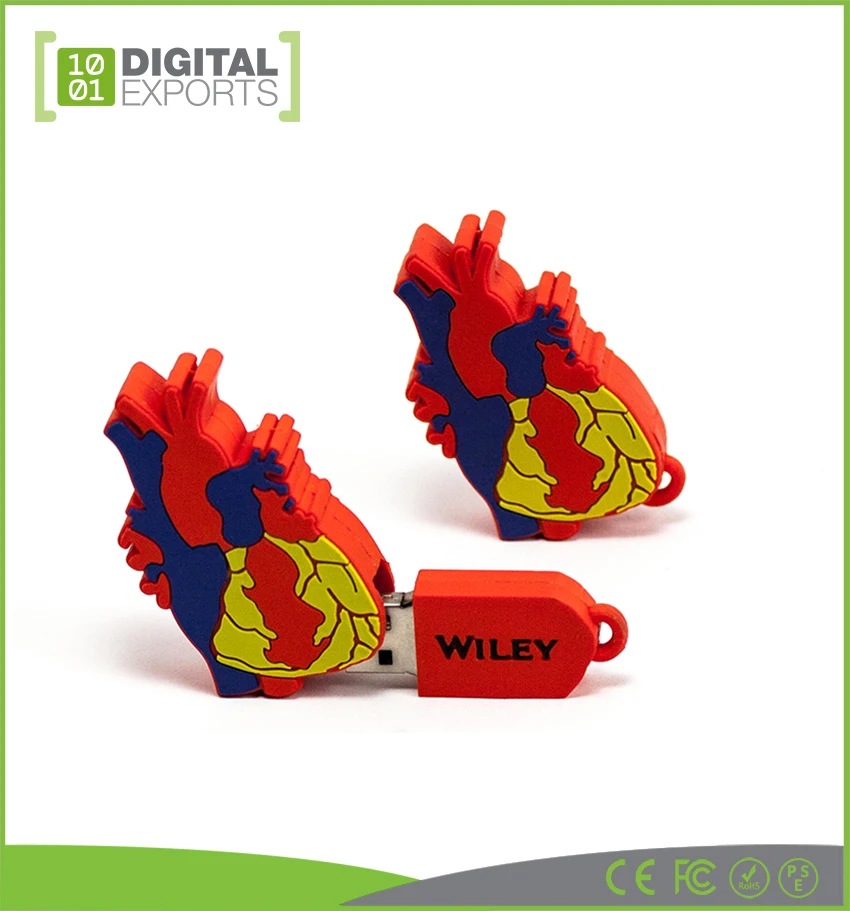 Custom Grizzly Bear Shape PVC USB Flash Drive 2GB 4GB Silicone Cartoon Memory Stick 16GB 64GB OEM PVC USB For iPhone - ANKUX.COM