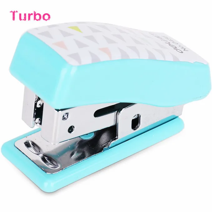 Huisen high quality wholesale oem acrylic stapler rose gold color stapler set