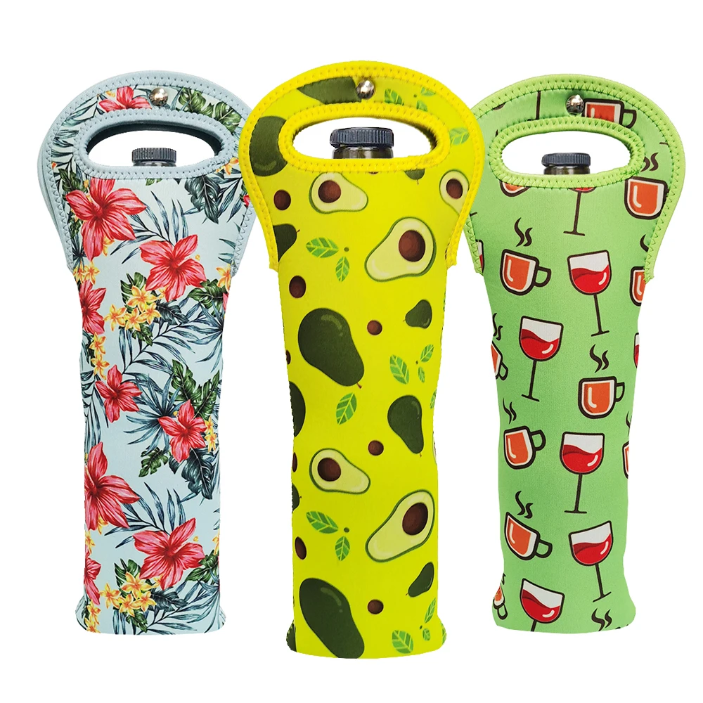 Eco Friendly Portable Shockproof Waterproof Red Wine Bottle Cooler