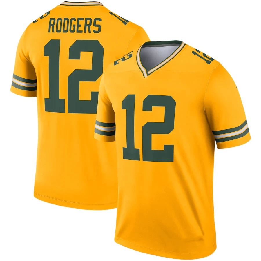 Men's Green Bay Packers #17 Davante Adams White 100th Season