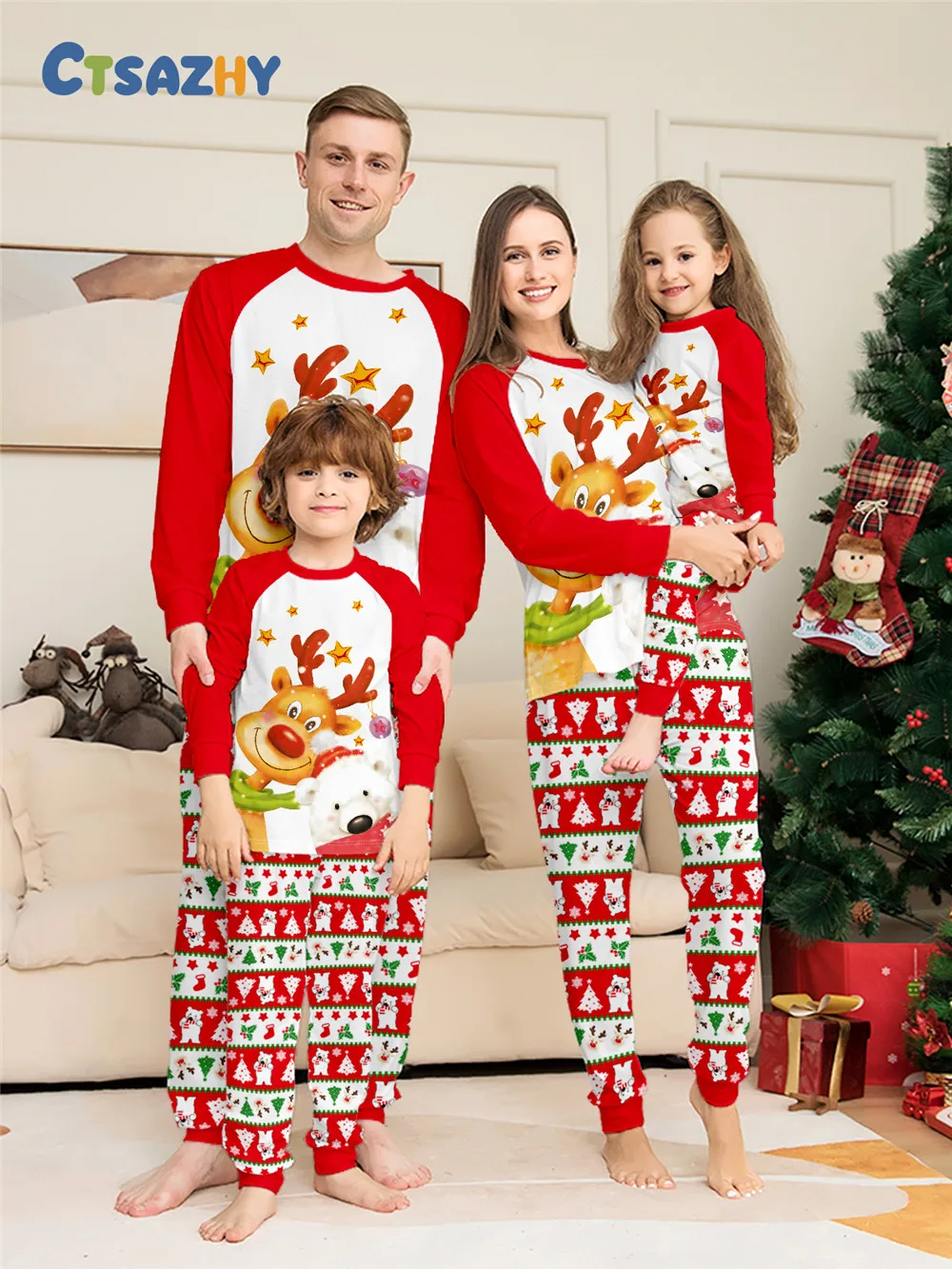 Pijama navidad familia fashion aliexpress