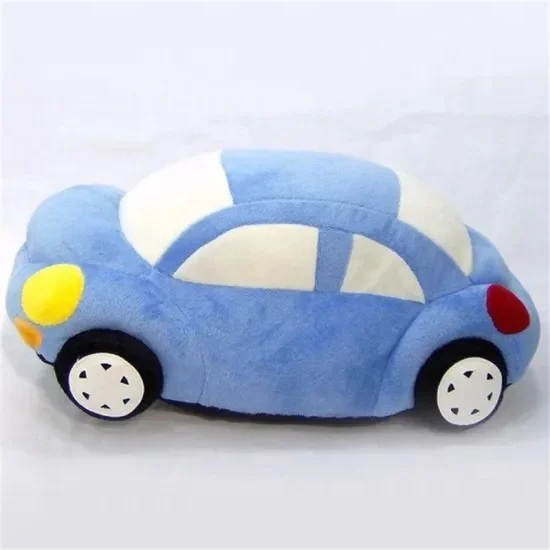 Customized Cute Mini Cartoon Car Plush Toy Soft Vehicle Stuffed Toys