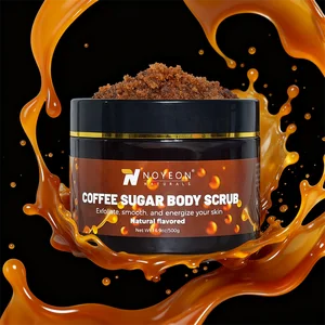 NOYEON Coffee Seed Powder & Sucrose Body Scrub with Centella Extract and Fresh Scent for All Skin Types