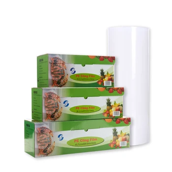 Whole Sale Fresh  Food Packaging PE Plastic Wrap Cling Film