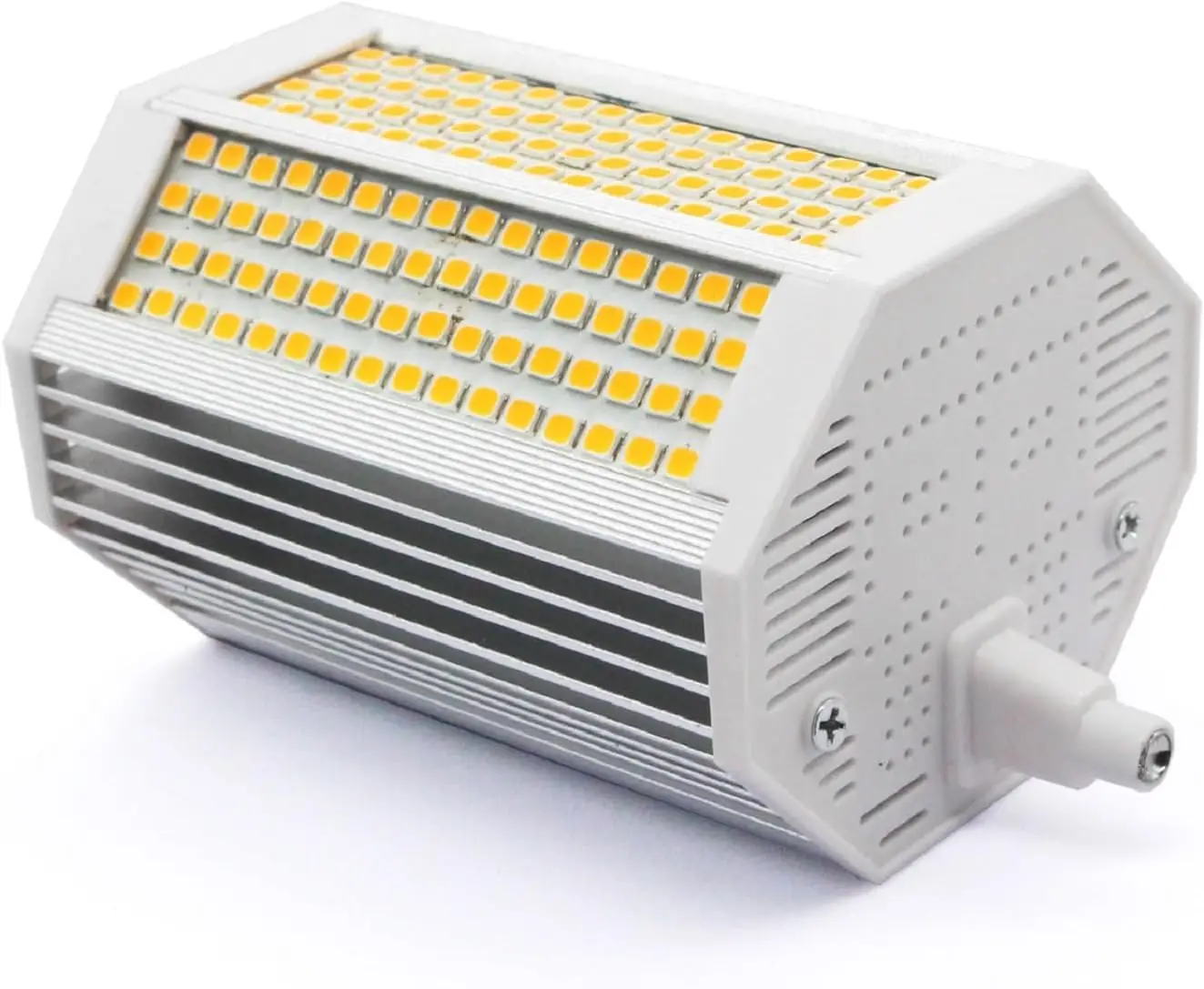 NEW Led R7S 50W 118mm Dimmable AC 100-277V Aluminum Residential 192pcs SMD2835 LED Chip Corn Lights CRI>80 50000h Replace