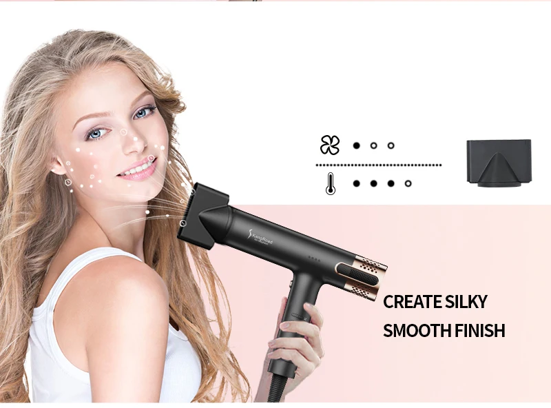 Hair Dryer With Diffuser And Concentrator 1200w Ionic Hair Dryer