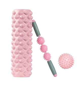 New Foam Shaft Set Eco-Friendly Odorless Fitness Muscle Massage Bars Yoga Roller Set