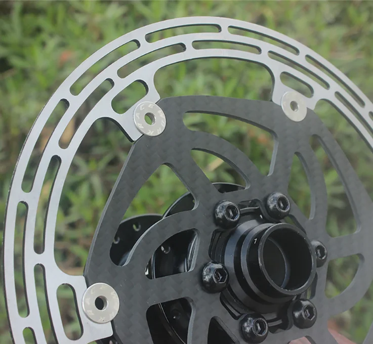 RACEWORK カーボンファイバーバイクディスクブレーキローター MTB
