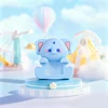 ตุ๊กตาช้างสีฟ้าขนาดเล็กสำหรับตกแต่ง