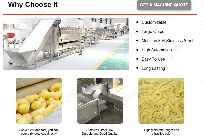 Stainless Steel Potato Chips Making Machine, For Industrial
